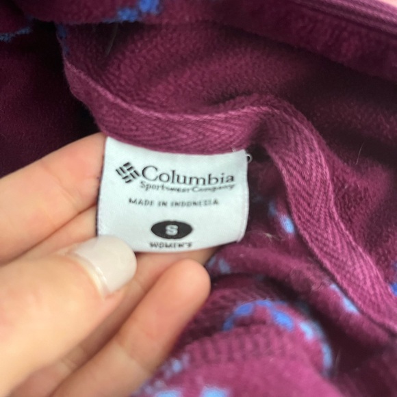 Unique 1/2 Zip Columbia Light Sweater - Picture 6 of 6